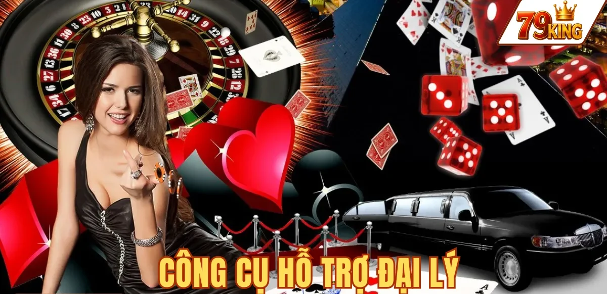 Công cụ hỗ trợ affiliate 79KING dashboard tracking banner landing page